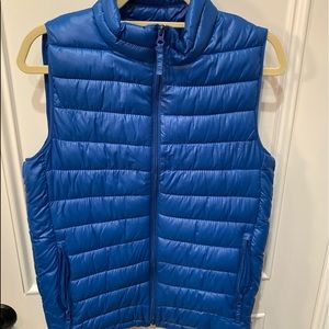 royal blue bubble vest